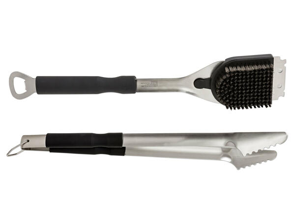 Grillzange oder -bürste