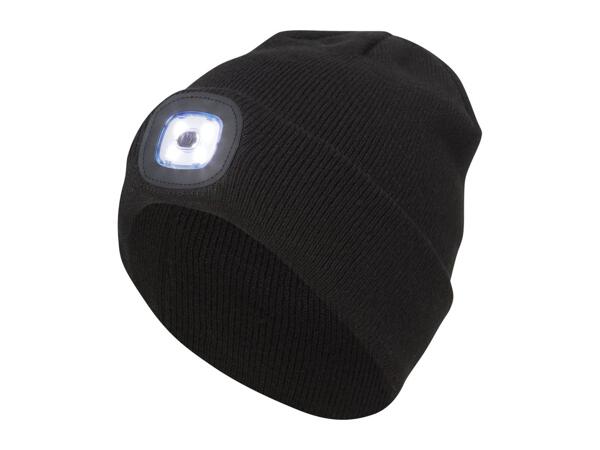 Crivit LED Beanie Hat - Black