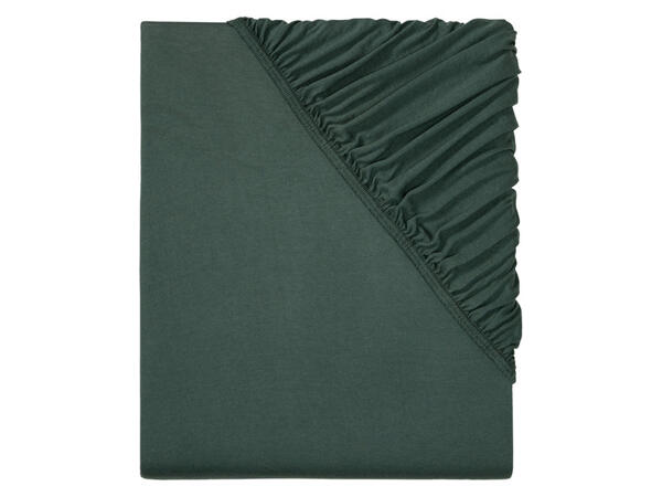 LIVARNO home Žerzejové napínací prostěradlo, 90–100 x 200 cm