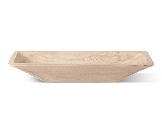 Crofton 
 Imperfect Oblong Wood Bowl