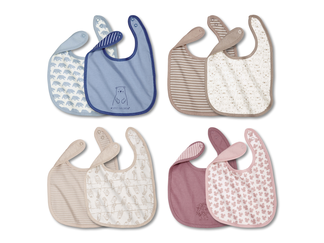 Bavoir pour bébé, lot de 2