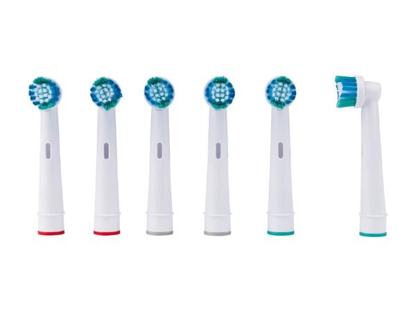 Têtes de brosses à dents de rechange, 6 pièces