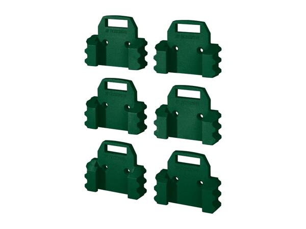 Parkside Wall Holder Set for Batteries - 6x 1 Slot