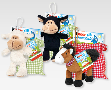 Cioccolato con animaletto di peluche KINDER(R)