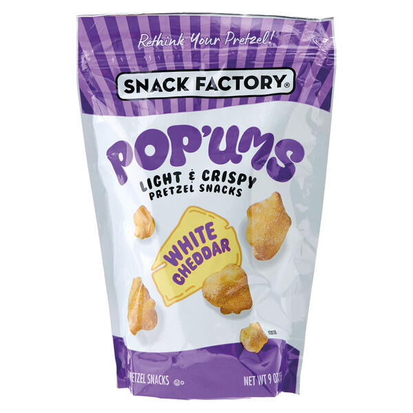 Snack Factory White cheddar Pop'ums