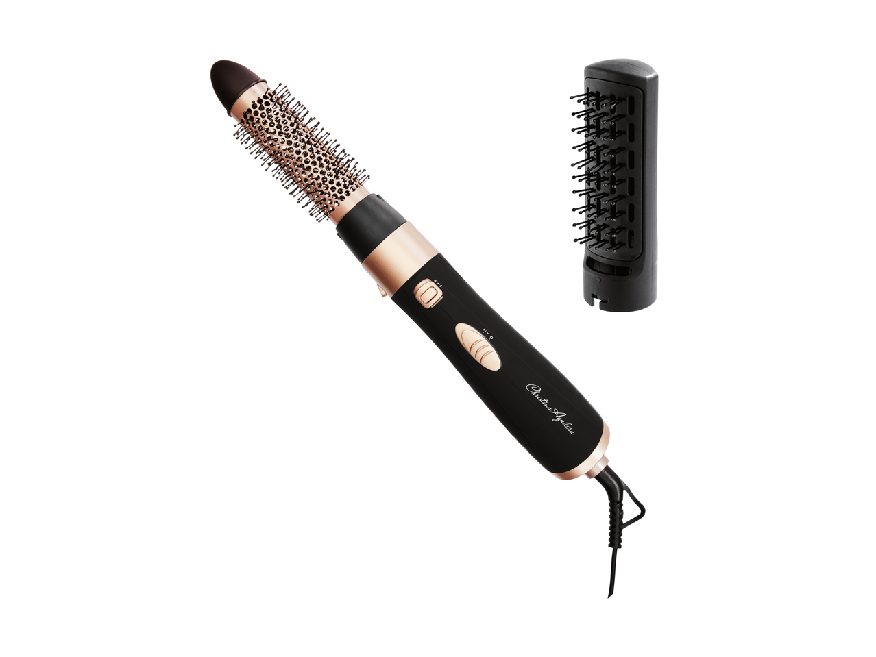 Brosse chauffante soufflante