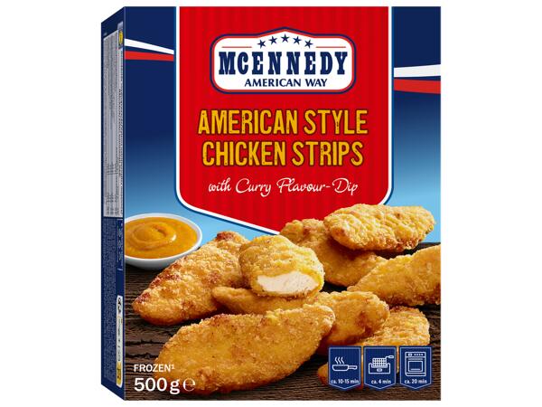 Chicken Strips with Curry Sauce