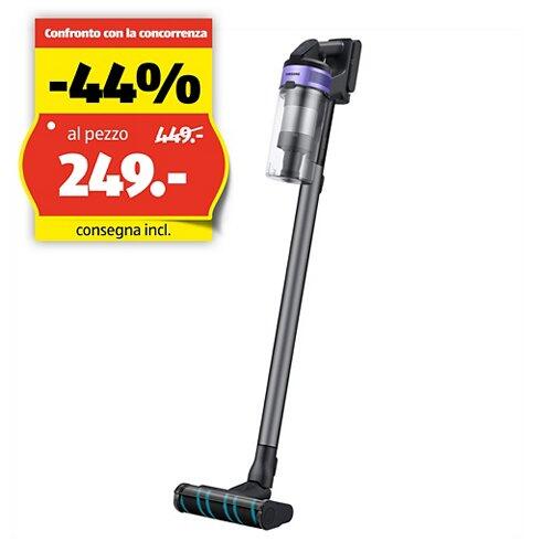 SAMSUNG Aspirapolvere con manico Jet 75 Multi (550W), VS20B75AER4/WA