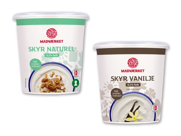 MADVÆRKET Skyr naturel eller vanilje