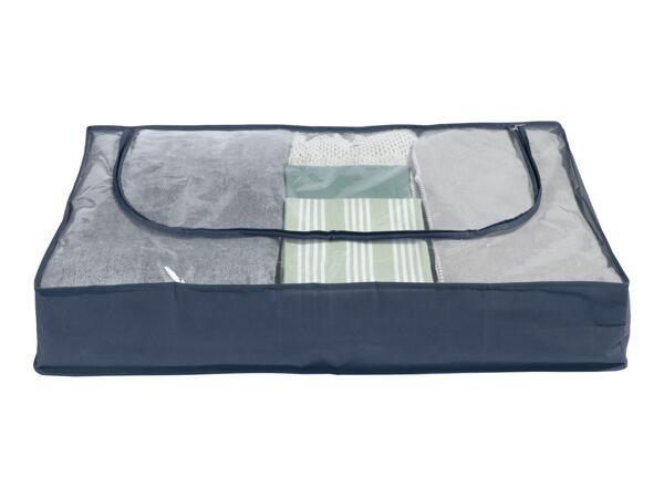 Livarno Home Bedroom Storage Solutions Under-Bed Storage Bags - 2 pack Blue