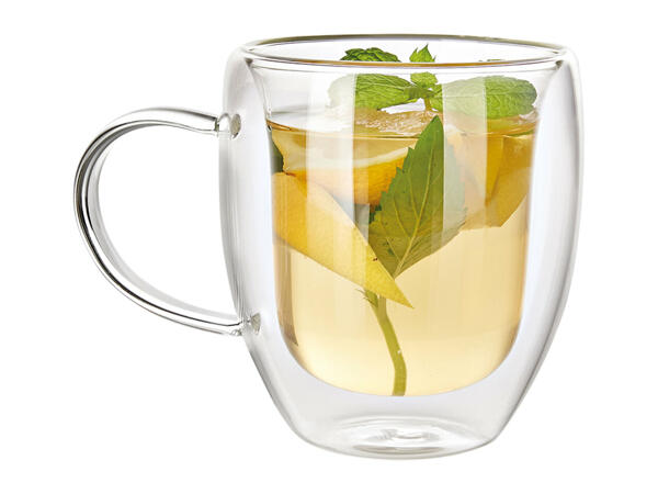 Ernesto Insulated Coffee or Tea Glasses