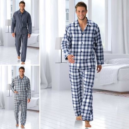 Flanellpyjama für Herren