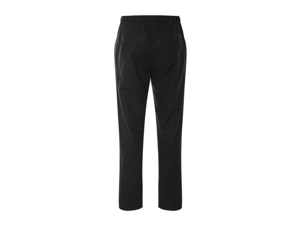 Esmara Men Men's Black Linen Blend Trousers