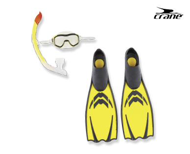 SNORKEL AND FLIPPERS SET