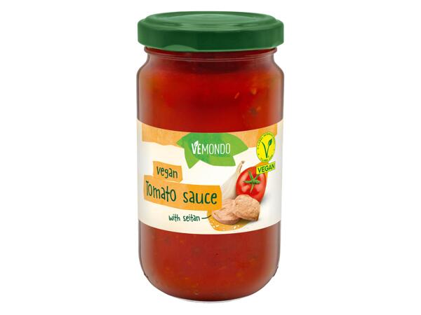 Vegan Amatriciana Sauce with Seitan