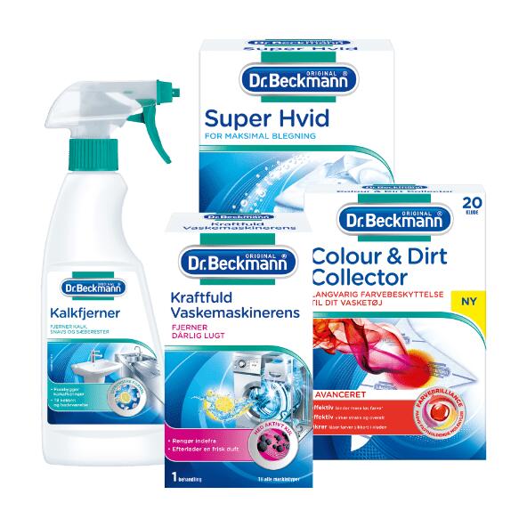 Colour & Dirt Collector, Kalkfjerner, Super Hvid eller Vaskemaskinerens