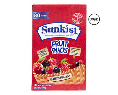 Sunkist Fruit Snacks 30pk/690g
