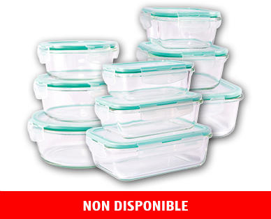 CROFTON(R) Lot de boîtes hermétiques en verre, 3 pièces