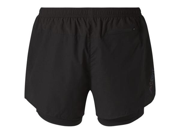 Herren Funktionsshorts mit Innenhose in Radler-Form