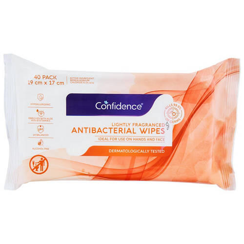 Assorted Antibacterial Wipes 40 Pack