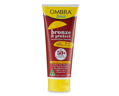 Protect and Bronze Sunscreen Lotion SPF30 or SPF50+ 200g