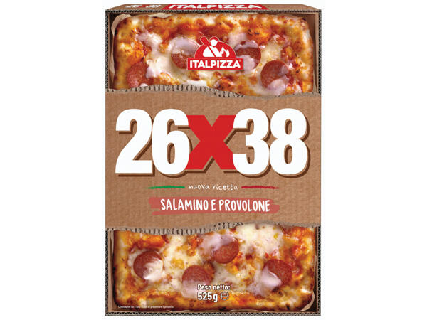26x38 Pizza Salami and Provola Cheese