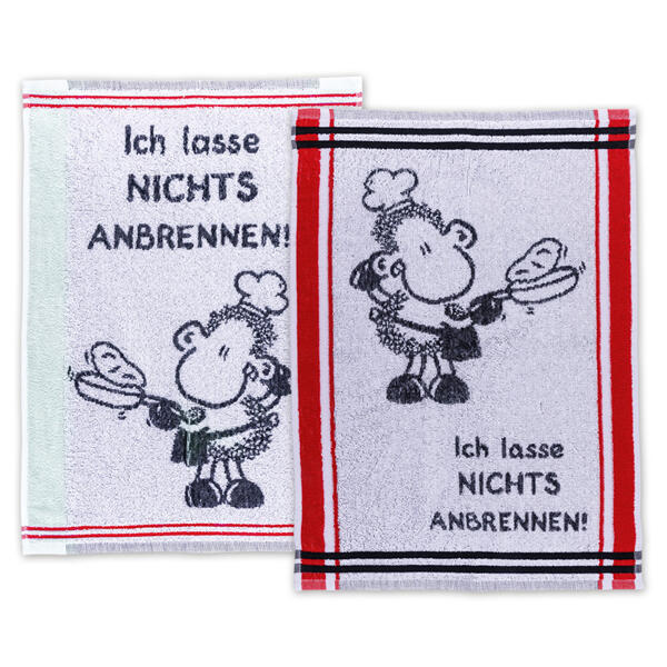 Küchenfrottiertücher 2er-Set
