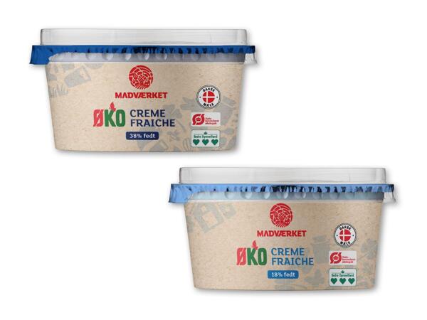 Økologisk creme fraiche