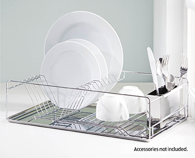Dish Rack with Stainless Steel Base