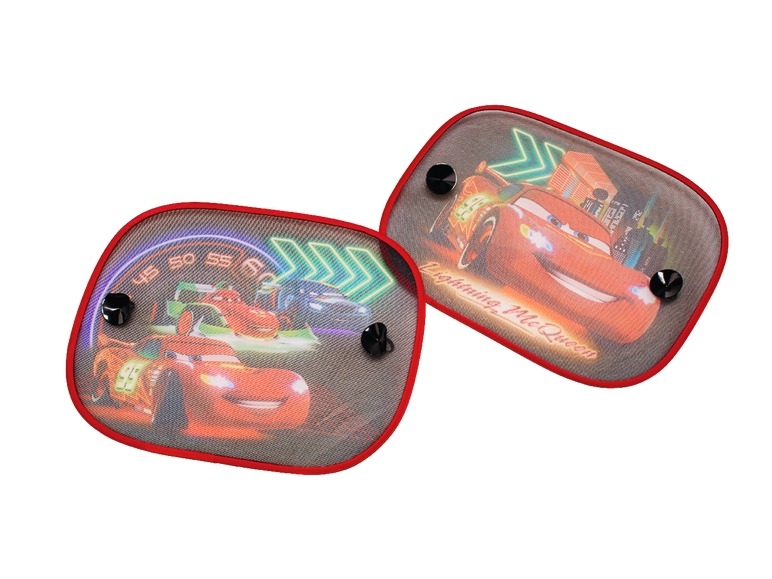 Sun Blinds for Cars, 2 pieces "Cars, Minnie Mouse, Spiderman, Hello Kitty"