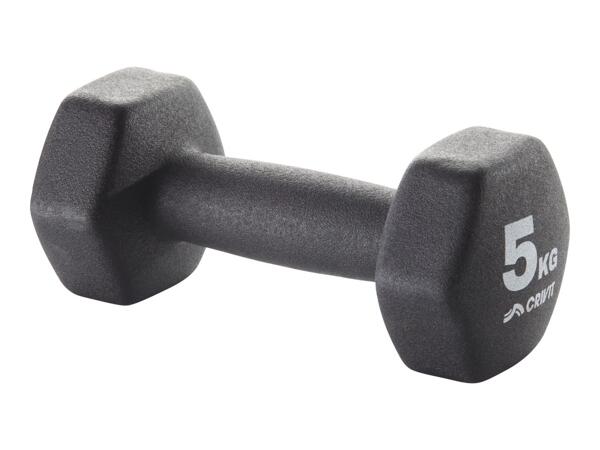 Crivit 5kg Dumbbell - Set of 2
