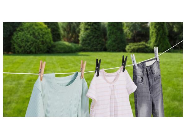 Clothes pegs or collapsible basket with clothes pegs