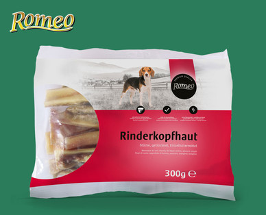 ROMEO Rinderkopfhaut für Hunde
