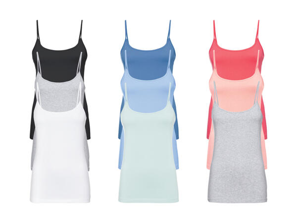 ESMARA LINGERIE(R) Spaghettitop 3-pak