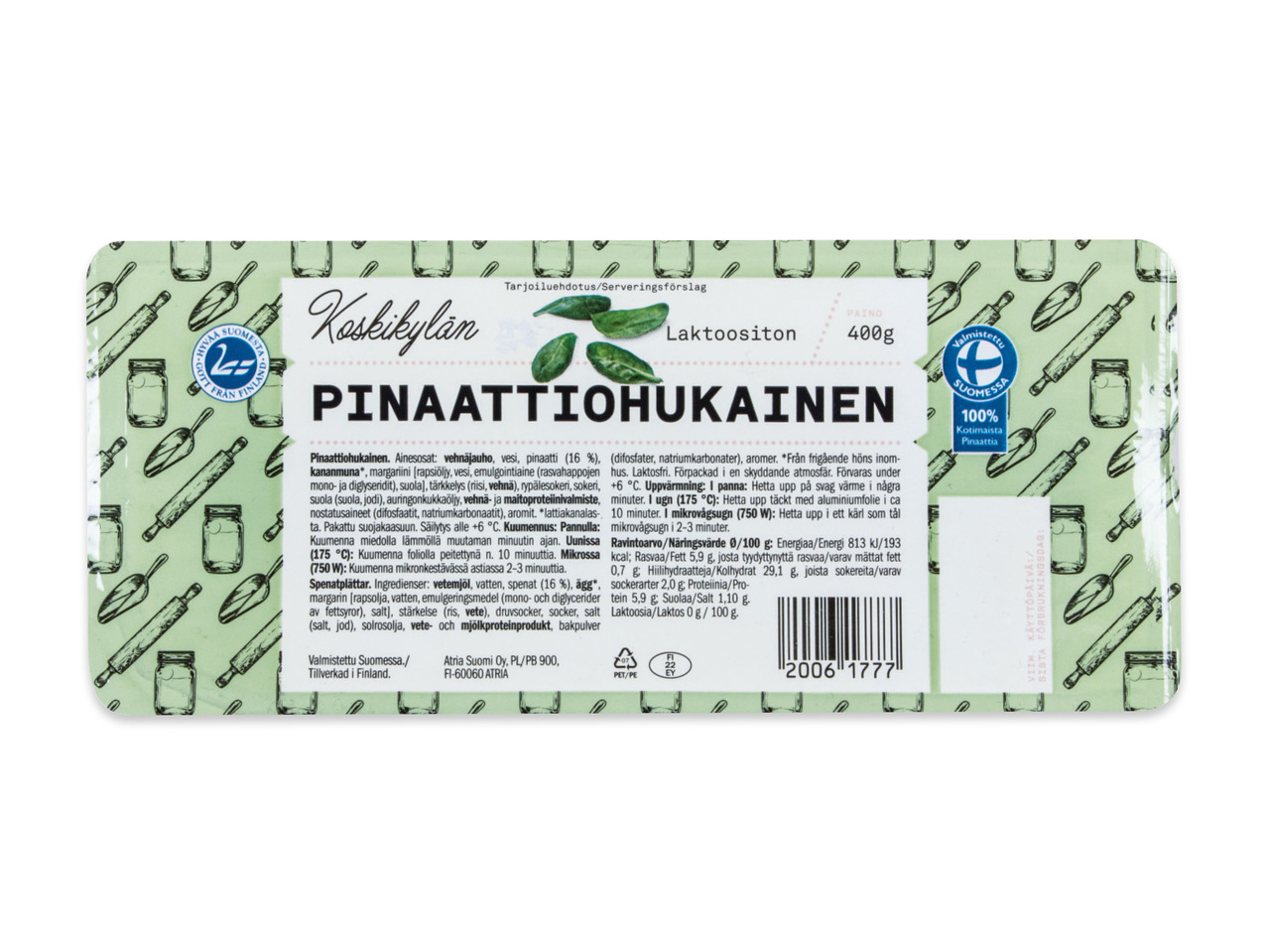 Spenatpannkakor
