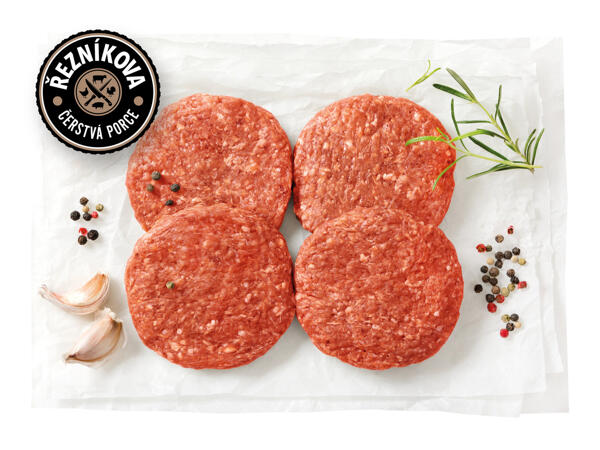 HOVĚZÍ BURGER S PEPŘEM