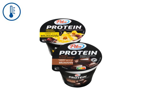 Protein jogurt s kousky tvarohu