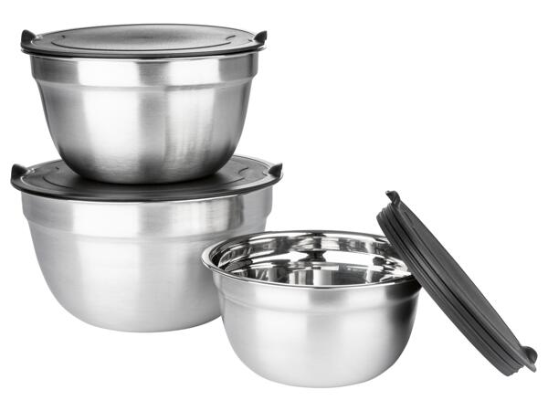 Stainless Steel Bowls with Lid