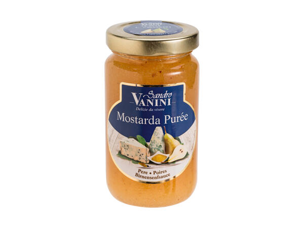 Sauce moutarde à la poire Vanini