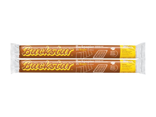Papier de cuisson Backstar, pack de 2
