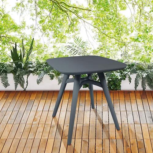 BELAVI Kunststoff Gartentisch 70 x 70 x 74 cm, HO-403