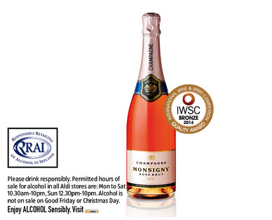 Veuve Monsigny Pink Champagne Brut