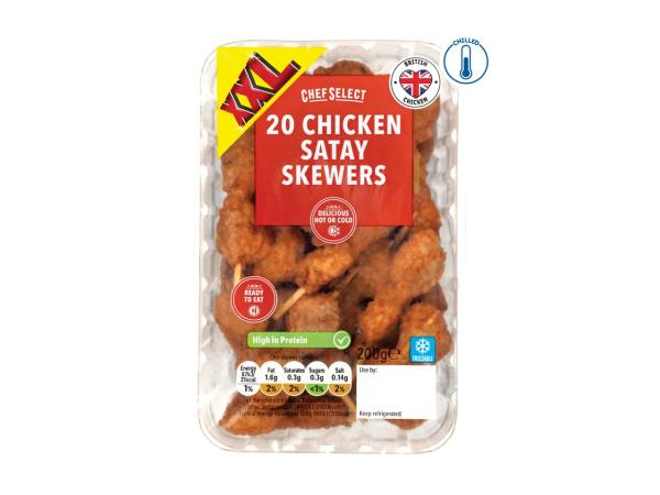 XXL 20 Chicken Satay Skewers