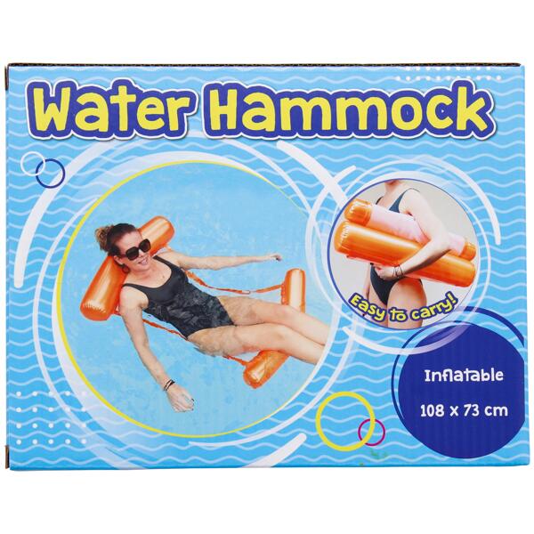 Opblaasbare waterhangmat