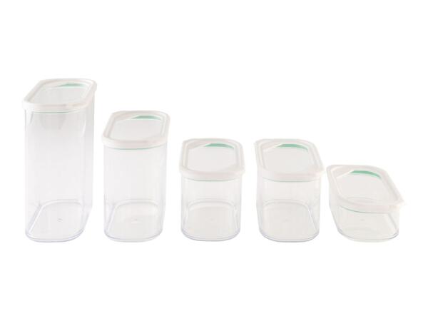 Livarno Home Food Storage Containers - Set of 5