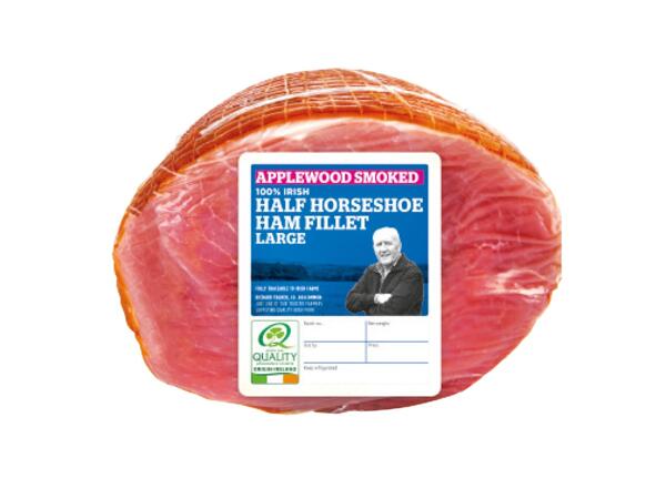 Large Half Horseshoe Irish Ham Joint