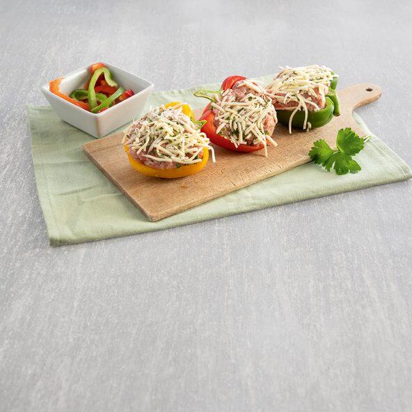 Trio de poivrons farcis