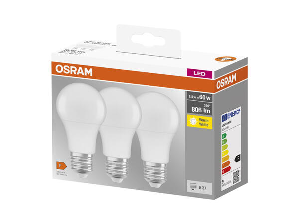 OSRAM LED žárovka, 3 kusy