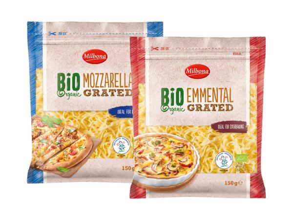Organic grated cheese