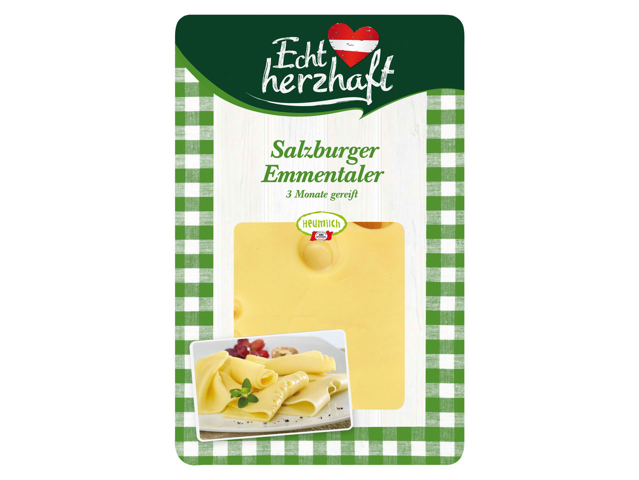 ECHT HERZHAFT Salzburger Emmentaler Scheiben 400 g